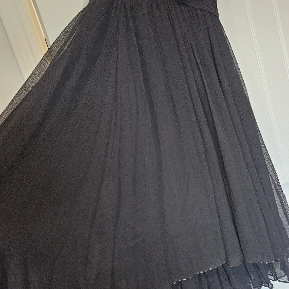 Karen Millen Silk Black Halter Evening Dress - Elegant Women's Black Dress - Picture 6 of 11